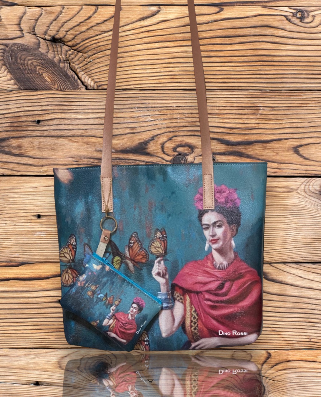 Τσάντα Ώμου Dino Rossi Με Σχέδιο Frida Kahlo 23.32