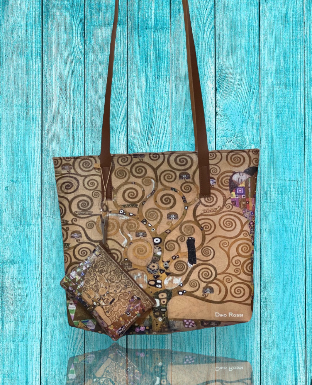 Τσάντα Ώμου Dino Rossi Με Σχέδιο Gustav Klimt 23.36