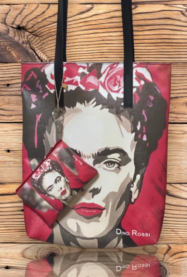 Τσάντα Ώμου Dino Rossi Με Σχέδιο Frida Kahlo 23.213